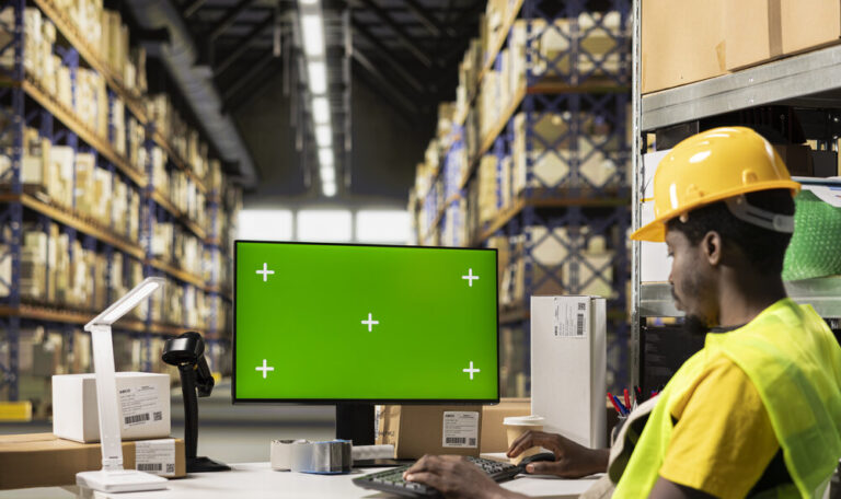 A worker in a factory