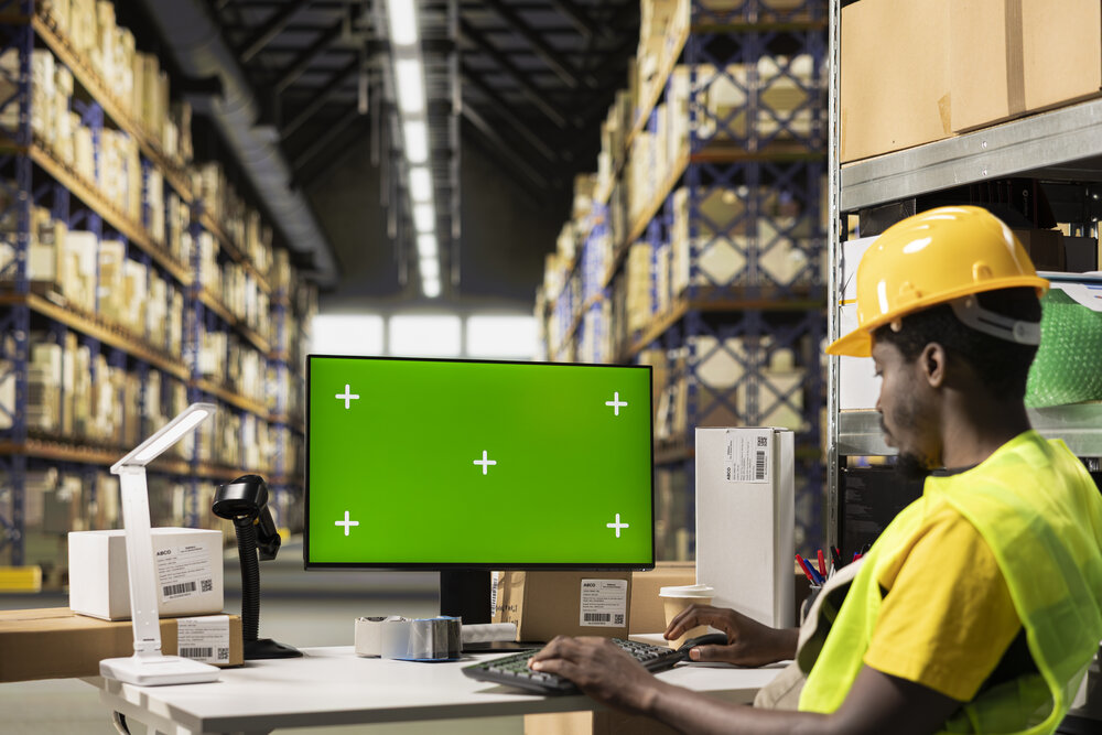 A worker in a factory