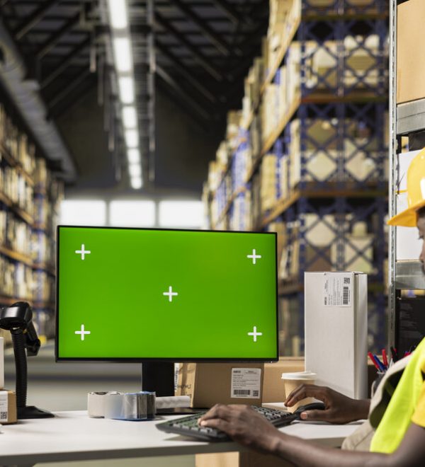 A worker in a factory