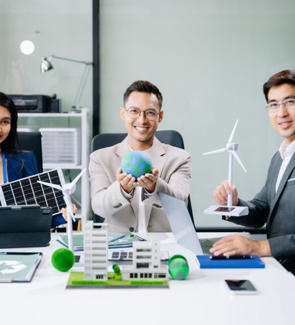 Business people having a meeting